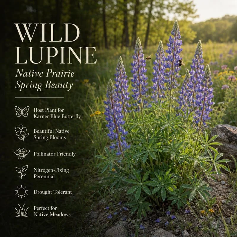 2 Wild Lupine Live Plant
