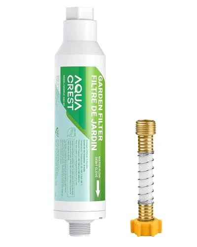 Aqua Crest Garden Hose Water Filter for Plants, Nsf/ansi Certified