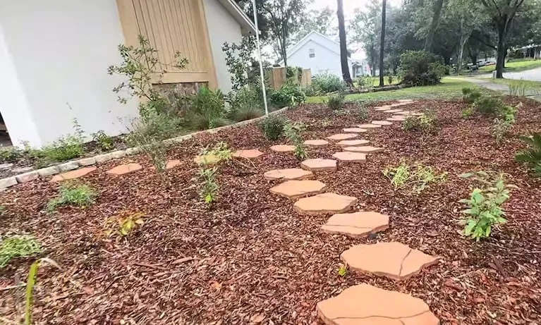 Así quedó el patio con las especies nativas. (Foto: YouTube/ Food Forest Florida)
