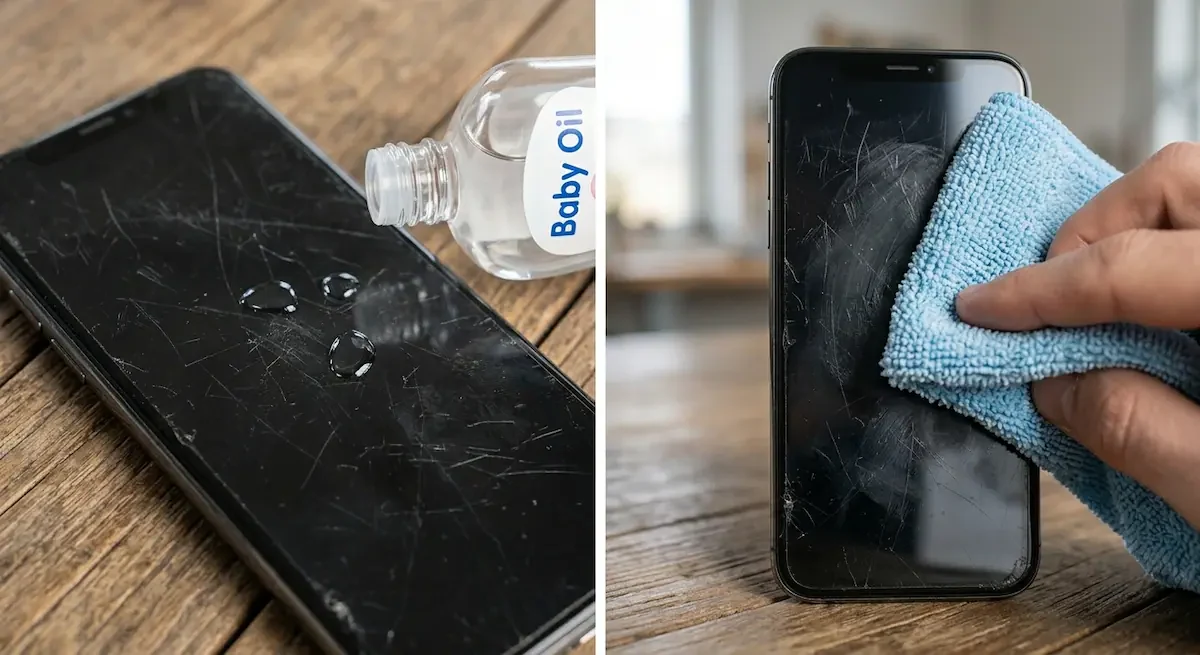 celular aceite de bebé