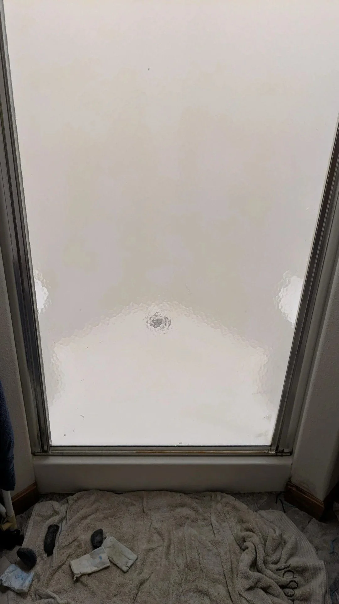 Cleaning the door revealed a different color