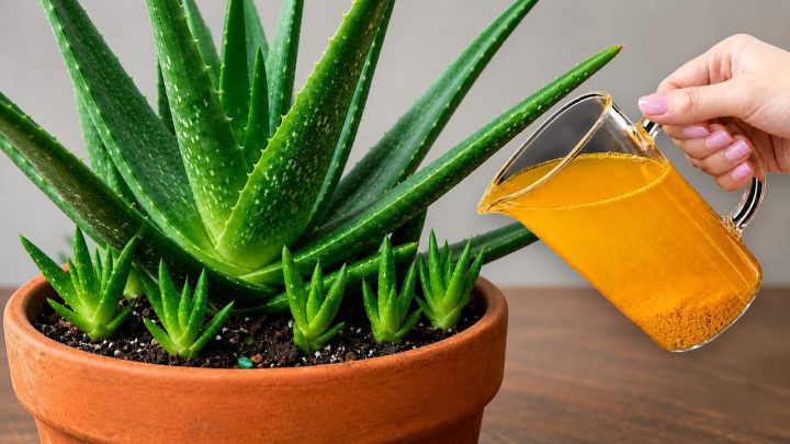 Aloe Vera räjähdysmäiseen kasvuun: Yksi keittiökaapin ainesosa riittää