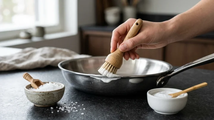 Keittiön puhdistustahnan ainesosat