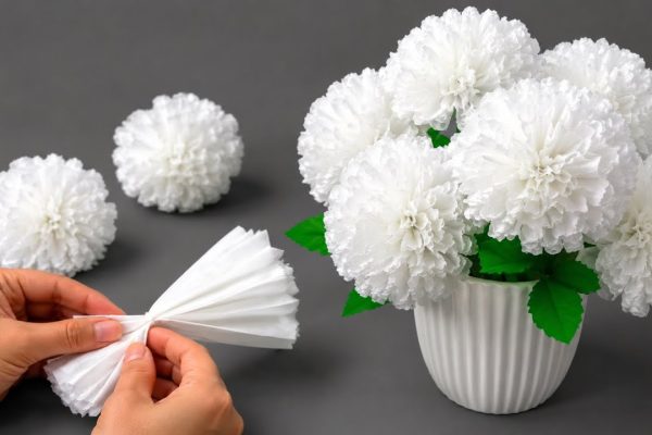 Luo silkkipaperista upeita kukkia – Näillä ohjeilla onnistut varmasti