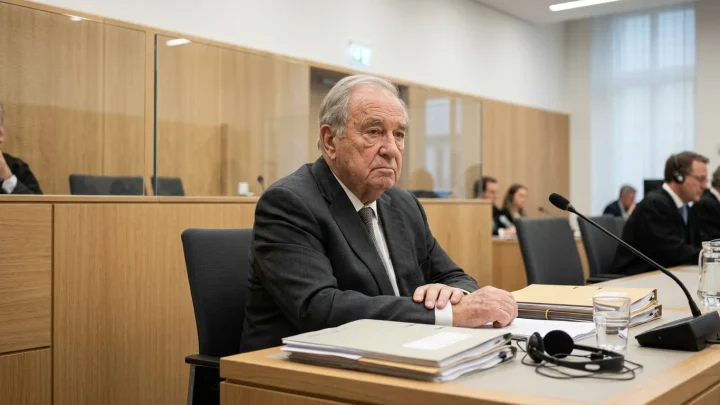 Ratko Mladić Haagin sotarikostuomioistuimessa