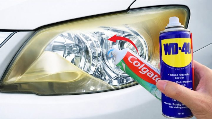 Sameat ajovalot kirkkaaksi minuuteissa: hammastahna ja WD-40 toimivat heti