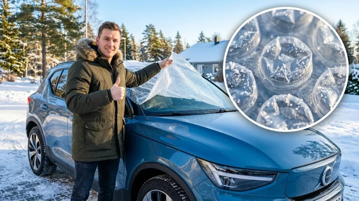 kuplamuovi auton tuulilasilla