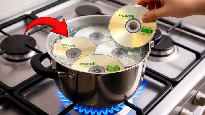 Unohda roskakori: Vanhat CD-levyt muuttuvat kiehuvassa vedessä yllättäväksi materiaaliksi