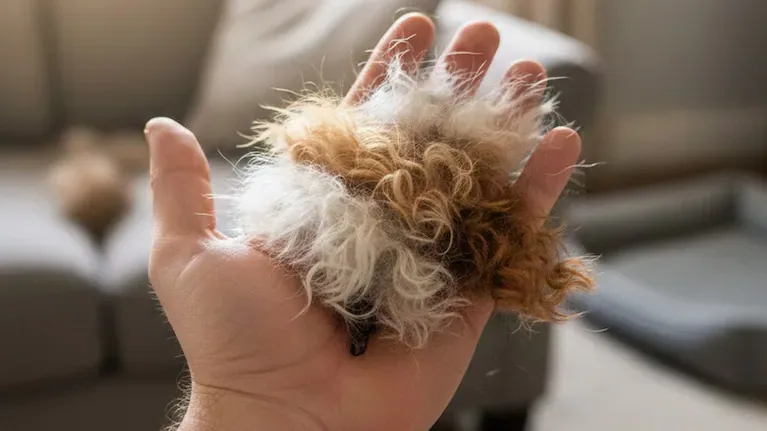 El pelo de perro aporta numerosos beneficios para tus plantas. (Imagen ilustrativa generada con IA)