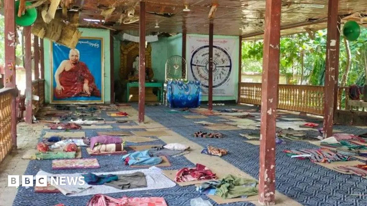 Ilmaisku luostariin Myanmarissa: 14 kuolonuhria meditaatiotilaisuudessa
