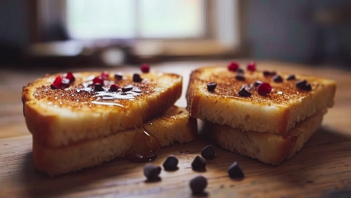 Juustokakkuleipä valmistettuna ilmakiertouunissa.