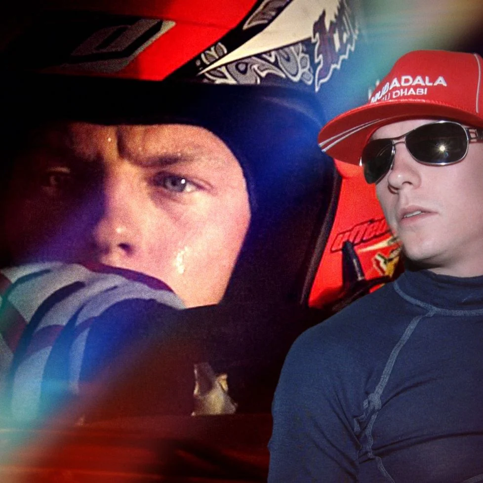 Kimi Räikkönen osallistumassa tilaisuuteen Jyväskylän Paviljongilla.