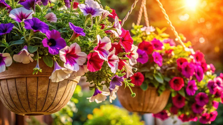 Las petunias son una de las especies ornamentales más elegidas por la abundancia de flores que producen durante varios meses.(Foto: Adobe Stock)