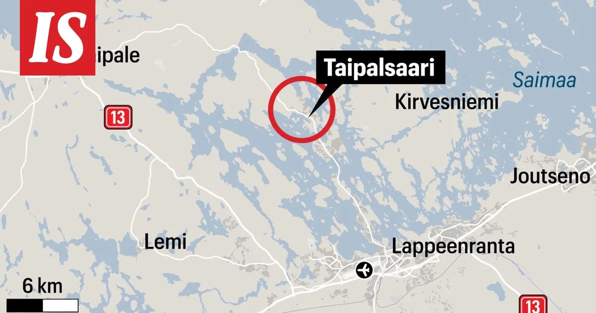Purjehtija katosi Saimaalla – etsinnät jatkuvat Taipalsaarella