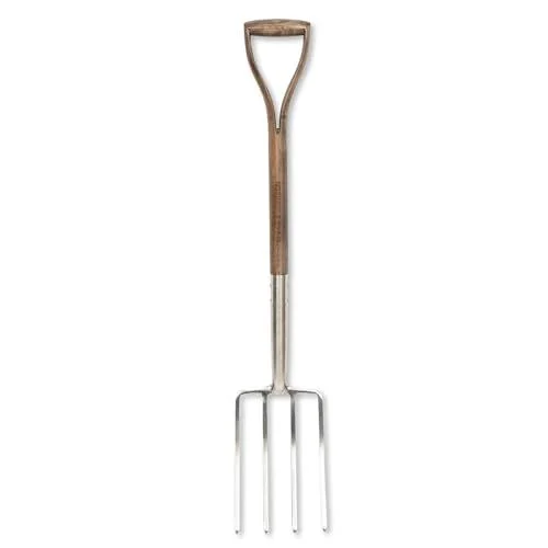 Spear & Jackson Traditional Stainless Steel Digging Fork, Heavy Duty Durable Stainless Steel Garden Tool, Ideal for Digging, Aerating, and Turning Soil