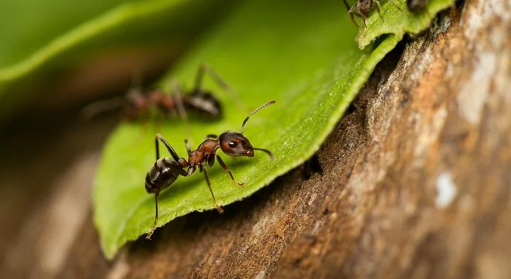 Una hormiga tampoco carga más de lo que puede soportar, Foto ilustrativa generada XAI