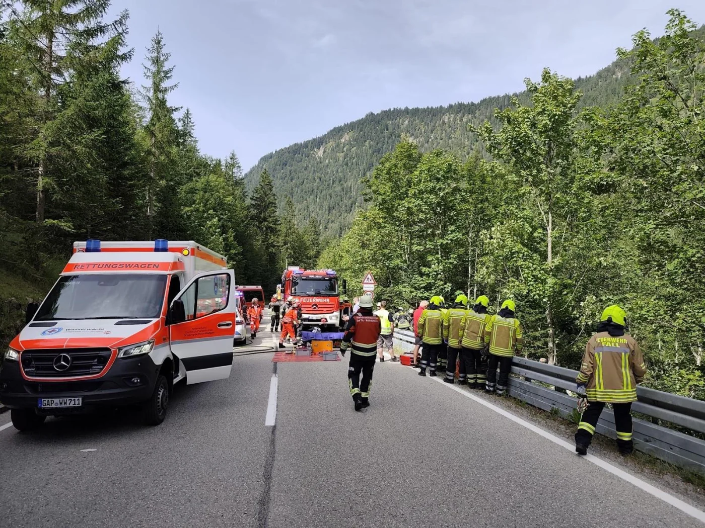 Unfall Vorderriß