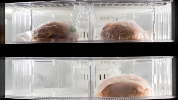 Pakastimen sulatus kattilalla ja kuumalla vedellä