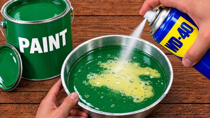WD-40 ja maali sekaisin: Nerokas niksi vai varma tapa pilata maalipinta?