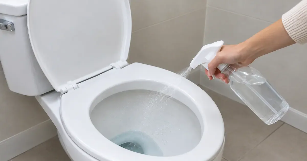 WC-pöntön saostumat irtoavat edullisella liuoksella: näin toimii etikkakikka